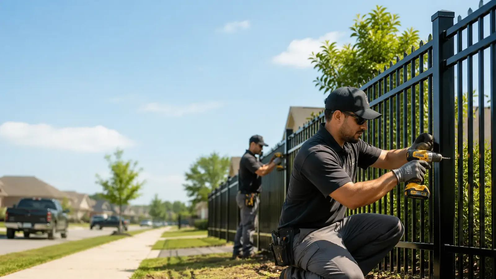 Metal Fence Installation in Henry, VA